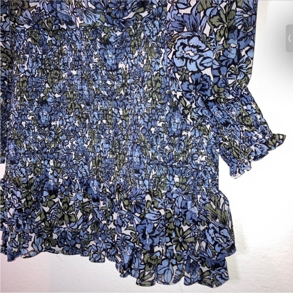 Veronica Beard Luxury Designer Floral Ruffle Dress EUC Size 8 - Picture 10 of 10